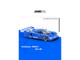 Nissan R89C Works Prototype Blue World Sports Car Championship 1989 1/64 Diecast Model Car Inno Models IN64-R89C-BL