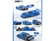 Nissan R89C Works Prototype Blue World Sports Car Championship 1989 1/64 Diecast Model Car Inno Models IN64-R89C-BL