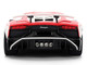 Lamborghini Aventador SV Red with Graphics and Knuckles Diecast Figure Sonic The Hedgehog Franchise Hollywood Rides Series 1/24 Diecast Model Jada 36264