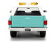 1980 Chevrolet Blazer Light Green with White Top and Graphics and Smokey Bear Diecast Figure Smokey Bear Hollywood Rides Series 1/24 Diecast Model Jada 36294