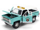 1980 Chevrolet Blazer Light Green with White Top and Graphics and Smokey Bear Diecast Figure Smokey Bear Hollywood Rides Series 1/24 Diecast Model Jada 36294