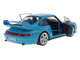 1997 Porsche 911 993 Clubsport Riviera Blue 1/18 Diecast Model Car Solido S1810101