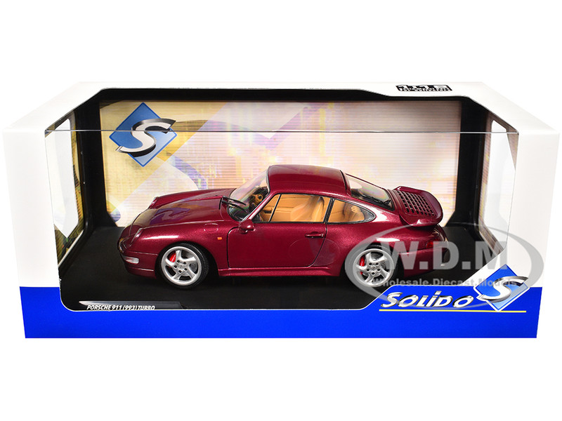 1997 Porsche 911 (993) Turbo Arena Red Metallic 1/18 Diecast Model