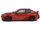 2023 BMW M2 M Performance Toronto Red Metallic with Black Top 1/43 Diecast Model Car Solido S4314602