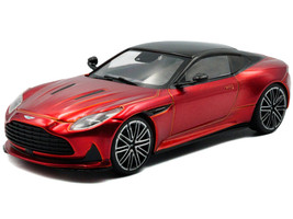 2023 Aston Martin DB12 Coupe Hyper Red Metallic with Black Top 1/43 Diecast Model Car Solido S4315701