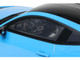 2024 Ford Mustang GTD Grabber Blue with Black Top 1/18 Model Car GT Spirit GT473