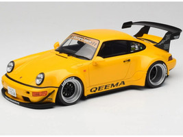 2024 Porsche 911 964 RWB Qeema Yellow 1/18 Model Car GT Spirit GT492