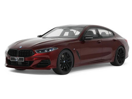 2023 BMW M850I xDrive M Performance Aventurine Red with Carbon Top 1/18 Model Car GT Spirit GT493