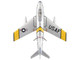 North American F 86F Sabre Fighter Aircraft 24872 Gene Kranz My Darling Marta 69th Fighter Bomber Squadron EAA Aviation Museum United States Air Force Air Power Series 1/72 Diecast Model Hobby Master HA4327