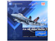 Boeing F A 18E Super Hornet Fighter Aircraft 168910 Golden Warriors VFA 87 Operation Inherent Resolve 2017 United States Navy Air Power Series 1/72 Diecast Model Hobby Master HA5141