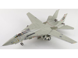 Grumman F 14A Tomcat Fighter Aircraft 160390 Sukhoi Killer VF 41 Black Aces USS Nimitz 1982 United States Navy Air Power Series 1/72 Diecast Model Hobby Master HA5257