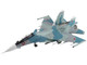 Sukhoi Su 30SM Flanker C Fighter Aircraft Red 57 RF 61768 2018 Russian Air Force Air Power Series 1/72 Diecast Model Hobby Master HA9512