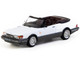 Saab 900 Turbo Convertible White and Gray Global64 Series 1/64 Diecast Model Tarmac Works T64G-067-WH