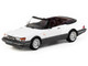 Saab 900 Turbo Convertible White and Gray Global64 Series 1/64 Diecast Model Tarmac Works T64G-067-WH