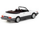 Saab 900 Turbo Convertible White and Gray Global64 Series 1/64 Diecast Model Tarmac Works T64G-067-WH