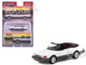 Saab 900 Turbo Convertible White and Gray Global64 Series 1/64 Diecast Model Tarmac Works T64G-067-WH