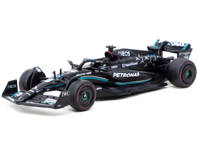 Mercedes AMG F1 W14 E Performance #63 George Russell 3rd Place Formula One F1 Spanish GP 2023 Global64 Series 1/64 Diecast Model Car Tarmac Works T64G-F064-GR1