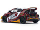 Toyota Goodride GR Yaris RHD Right Hand Drive EVA RT Production Model 02 Red Metallic with Graphics 1/64 Diecast Model Car Pop Race PR640126