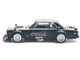 Skyline GT R V8 Drift Hakosuka RHD Right Hand Drive Coca Cola Zero Dark Chrome and Black 1/64 Diecast Model Car Pop Race PR640144