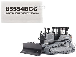 CAT Caterpillar D6 LGP VPAT Track Type Tractor with Operator Gray Centennial Series 1/50 Diecast Model Diecast Masters 85554BGC
