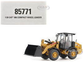 CAT Caterpillar 906 Compact Wheel Loader Yellow with Operator High Line Series 1/50 Diecast Model Diecast Masters 85771