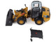 CAT Caterpillar 906 Electric Compact Wheel Loader Yellow with Operator High Line Series 1/50 Diecast Model Diecast Masters 85772