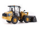 CAT Caterpillar 906 Electric Compact Wheel Loader Yellow with Operator High Line Series 1/50 Diecast Model Diecast Masters 85772