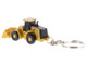 CAT Caterpillar 950M Wheel Loader Keychain Yellow Diecast Model Diecast Masters 85986