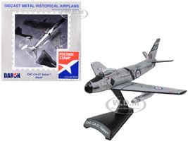 North American CAC CA-27 Sabre Fighter Aircraft Royal Australian Air Force 1/110 Diecast Model Airplane Postage Stamp PS5361-5
