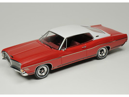 1968 Ford Galaxie 500 XL Candy Apple Red with White Top and Red Interior Limited Edition to 200 pieces Worldwide 1/43 Model Car Goldvarg Collection GC-037C