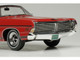 1968 Ford Galaxie 500 XL Candy Apple Red with White Top and Red Interior Limited Edition to 200 pieces Worldwide 1/43 Model Car Goldvarg Collection GC-037C