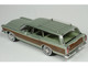 1967 Ford Country Squire Wagon Lime Gold Metallic with Woodgrain Sides and Green Interior Limited Edition to 200 pieces Worldwide 1/43 Model Car Goldvarg Collection GC-047A