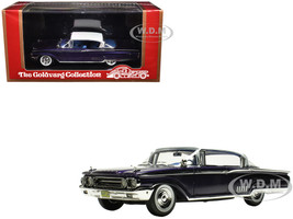 1960 Mercury Park Lane 4 Door Sedan Marine Blue Metallic with White Top and Blue Interior Limited Edition to 200 pieces Worldwide 1/43 Model Car Goldvarg Collection GC-084A