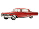 1960 Mercury Park Lane 4 Door Sedan Signal Red with White Interior Limited Edition to 200 pieces Worldwide 1/43 Model Car Goldvarg Collection GC-084B