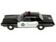 1970 Ford Custom Police Car San Francisco Police Department Black and White Limited Edition to 200 pieces Worldwide 1/43 Model Car Goldvarg Collection GC-089