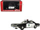 1970 Ford Custom Police Car San Francisco Police Department Black and White Limited Edition to 200 pieces Worldwide 1/43 Model Car Goldvarg Collection GC-089