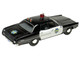 1970 Ford Custom Police Car San Francisco Police Department Black and White Limited Edition to 200 pieces Worldwide 1/43 Model Car Goldvarg Collection GC-089
