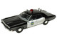 1970 Ford Custom Police Car San Francisco Police Department Black and White Limited Edition to 200 pieces Worldwide 1/43 Model Car Goldvarg Collection GC-089