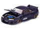 Nissan Skyline GT R R33 Active Carbon R V2 RHD Right Hand Drive Purple Carbon Designed by Jun Imai Kaido House Special 1/64 Diecast Model Car Mini GT KHMG163