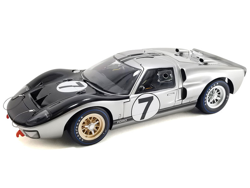 Ford GT40 MKII B #7 Graham Hill Brian Muir Alan Mann Racing 24 Hours of Le Mans 1966 Masterpiece Collection 1/12 Diecast Model Car ACME M1201009