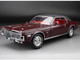 1968 Mercury Cougar XR7G Black Cherry with Black Top and Red Interior American Collectibles Series 1/18 Diecast Model Car Sun Star SS-1574