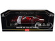 1968 Mercury Cougar XR7G Black Cherry with Black Top and Red Interior American Collectibles Series 1/18 Diecast Model Car Sun Star SS-1574