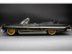 1961 Chevrolet Impala Open Convertible Lowrider Black with Gold Graphics American Collectibles Series 1/18 Diecast Model Car Sun Star SS-2110
