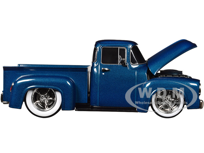 1956 Ford F-100 Pickup Truck Blue Metallic Limited Edition to 6650