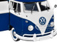 1960 Volkswagen Delivery Van Blue and White Limited Edition to 6650 pieces Worldwide 1/24 Diecast Model Car M2 Machines 40300-134B