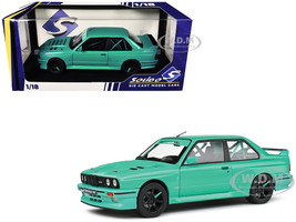 1990 BMW E30 M3 Custom Drift Missile Tiffany Blue 1/18 Diecast Model Car Solido S1801527