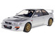 1998 Subaru Impreza 22B RHD Right Hand Drive Silver Metallic Gold Wheels 1/18 Diecast Model Car Solido S1807408