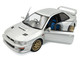 1998 Subaru Impreza 22B RHD Right Hand Drive Silver Metallic Gold Wheels 1/18 Diecast Model Car Solido S1807408