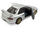 1998 Subaru Impreza 22B RHD Right Hand Drive Silver Metallic Gold Wheels 1/18 Diecast Model Car Solido S1807408