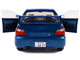 2003 Subaru Impreza WRX STI RHD Right Hand Drive Sonic Blue Metallic Gold Wheels 1/18 Diecast Model Car Solido S1812301
